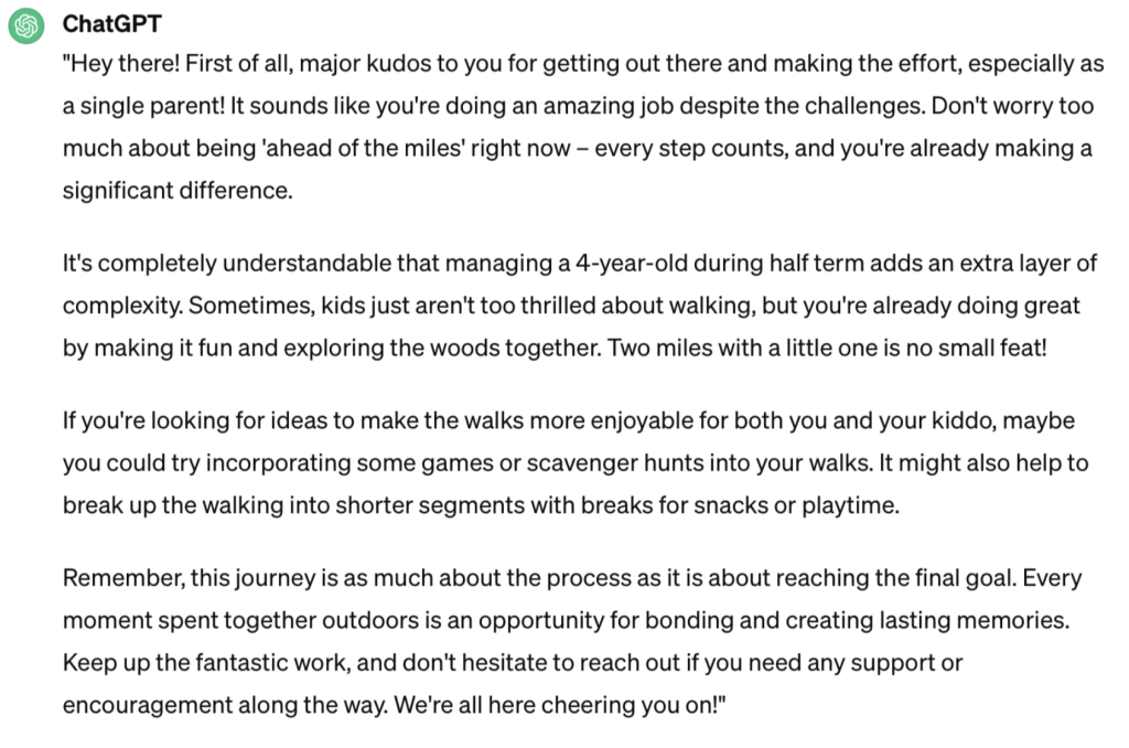 AI charity moderation