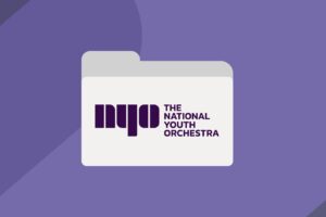 An image of National Youth Orchestra logo for a case study about digital fundraising with Social AF and Hynt