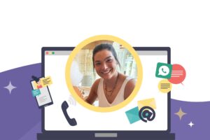 Blog header cover with photo of Social AF CEO, Helen Alderson