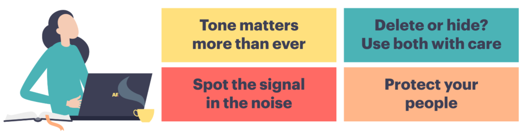 Some tips for dealing with a a Social Media Backlash